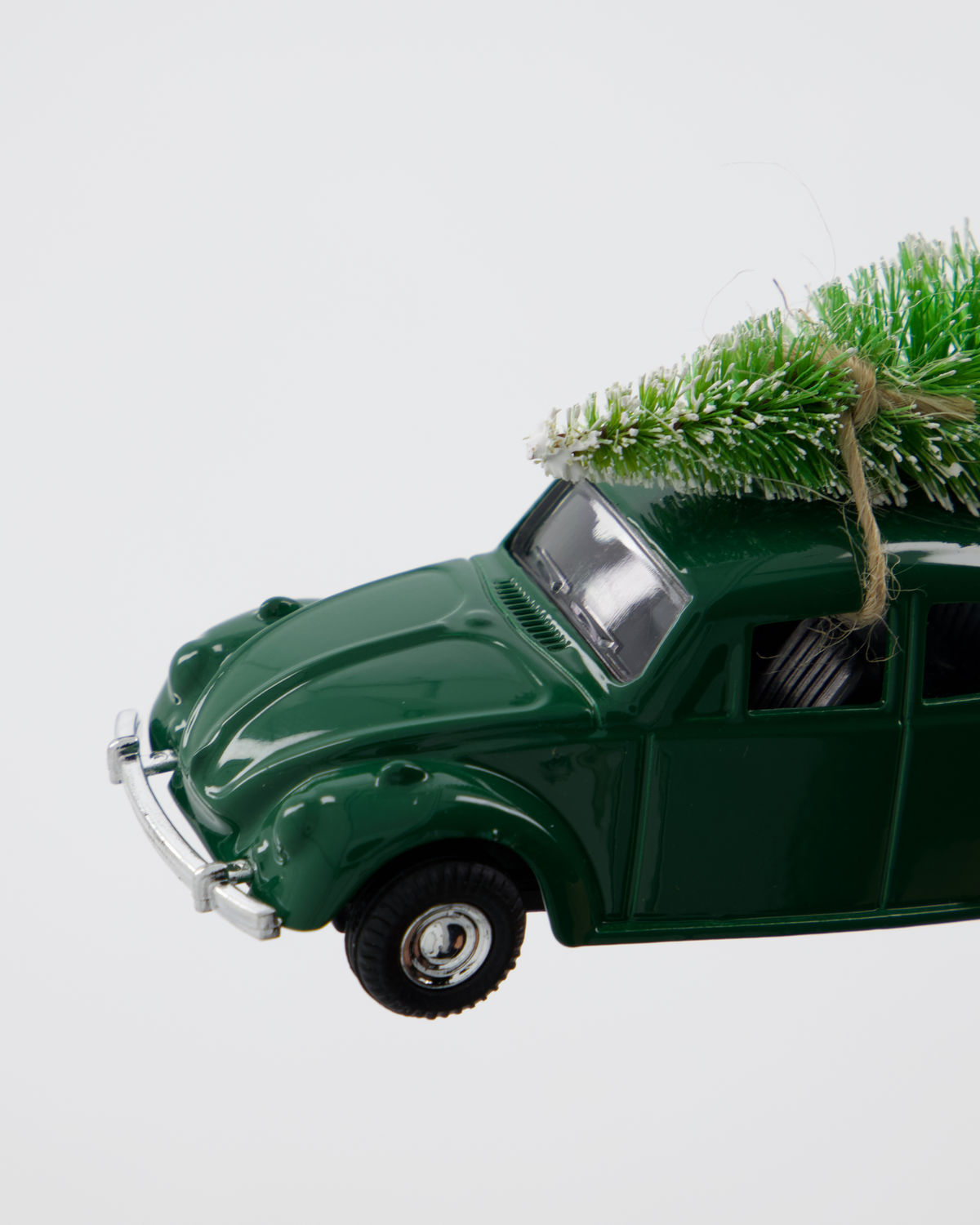 Dekoration, MINI Xmas car, Grøn*
