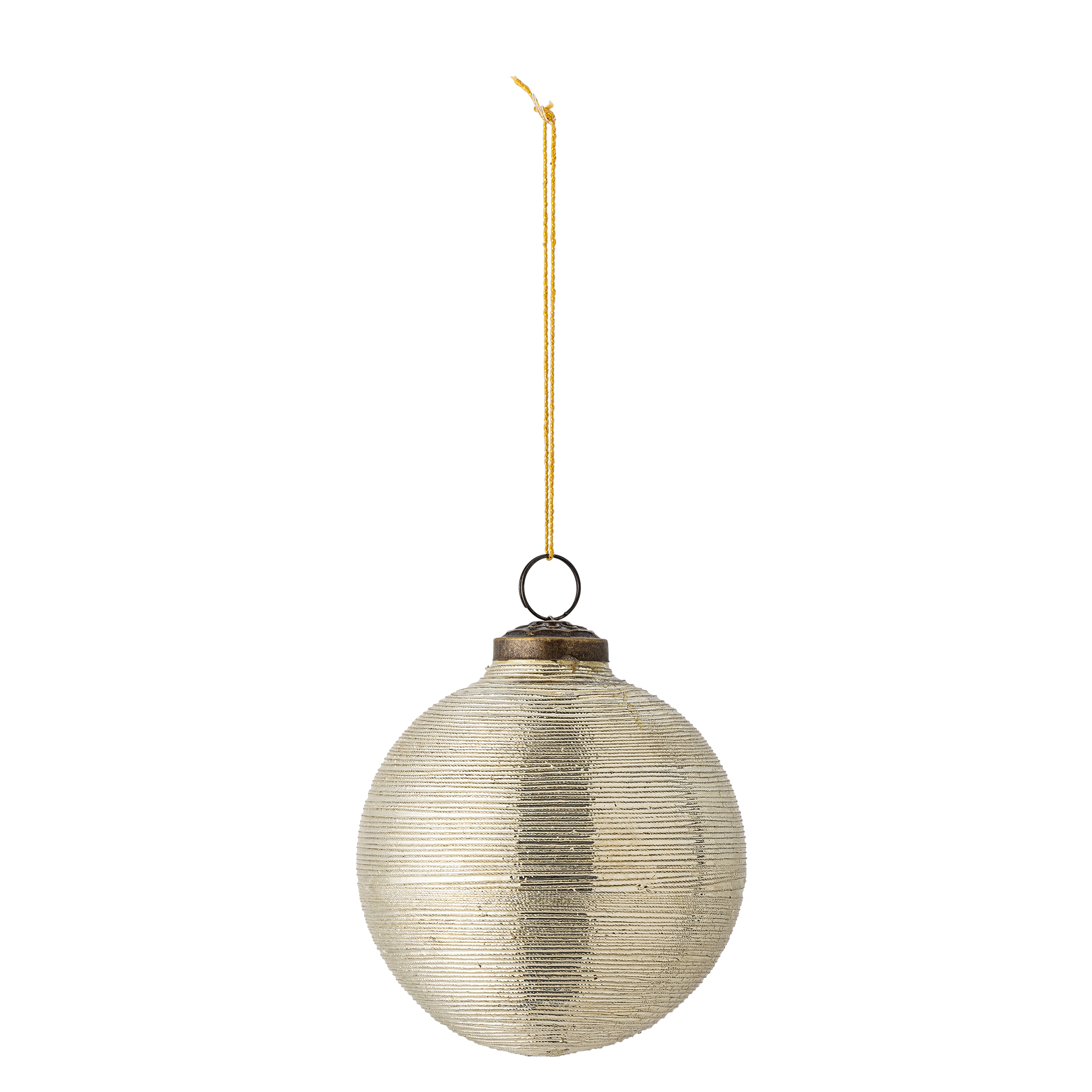Bloomingville - Nitin Ornament, Guld, Glas, D10 cm