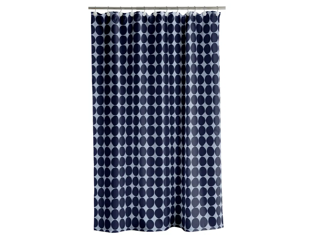 Södahl -  Badeforhæng 180x200 cm Bubbles Linen blue