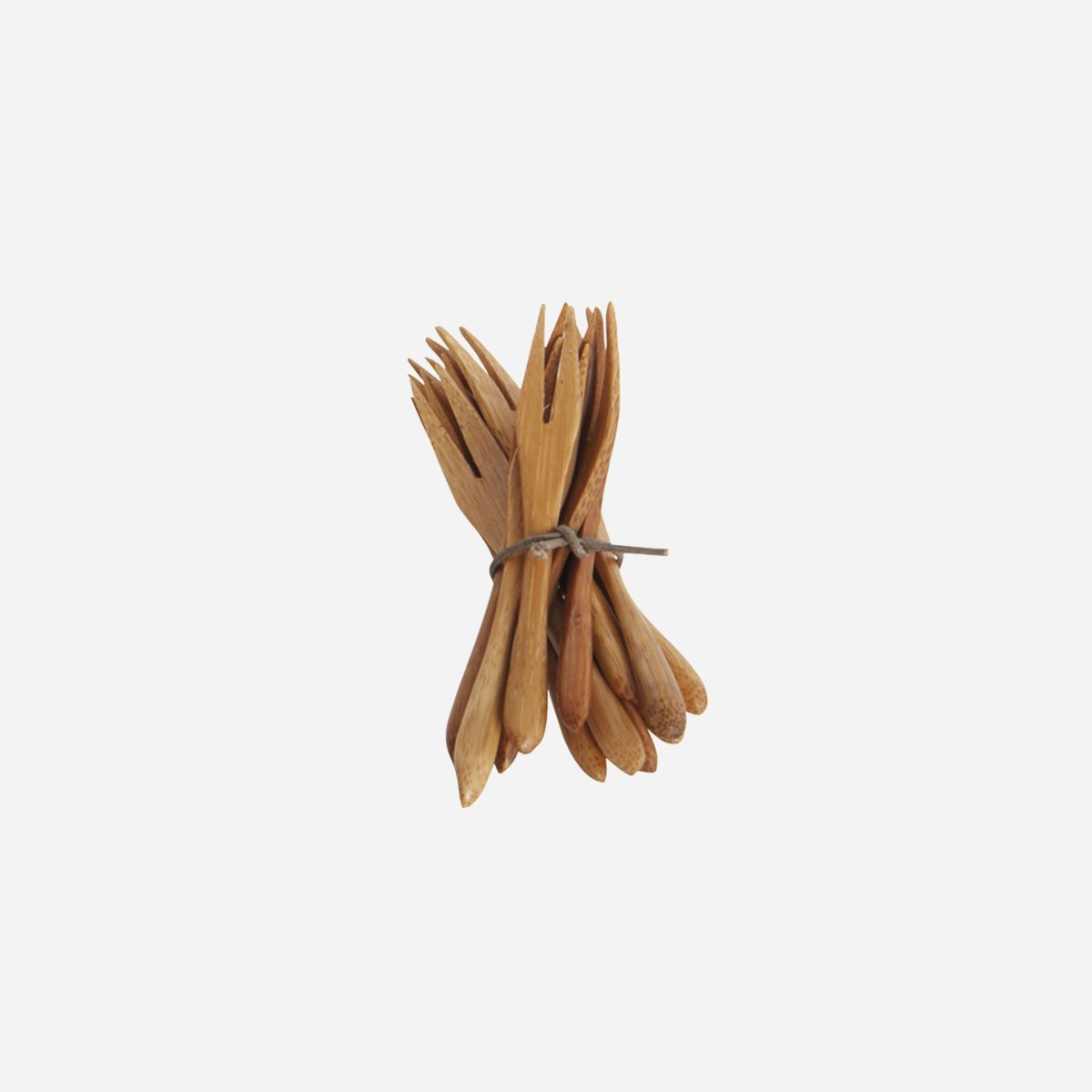 Gaffel, Bamboo, 9,5 cm, natur