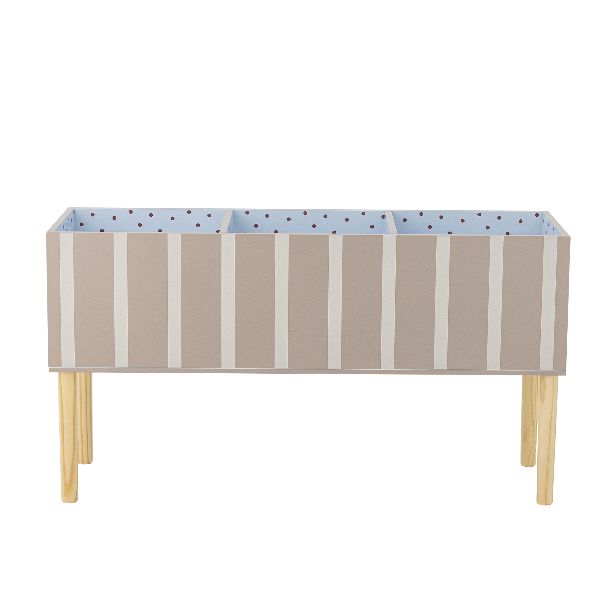 Bloomingville - Salam Bogkasse, Brun, FSC®100%, MDF, L90xH50xW30 cm billede