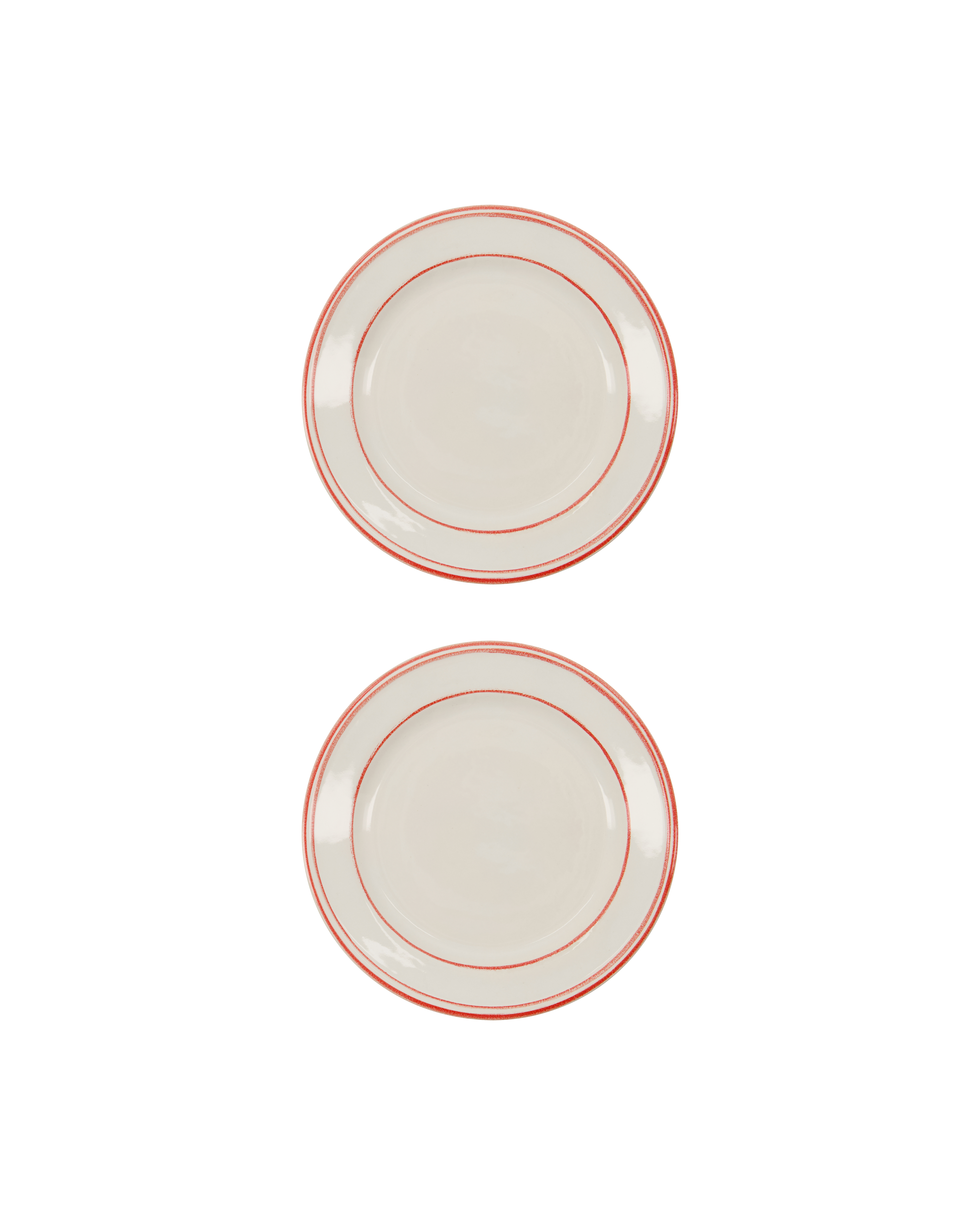 Nicolas Vahé - Frokosttallerken, Bistro, Rød, Hvid