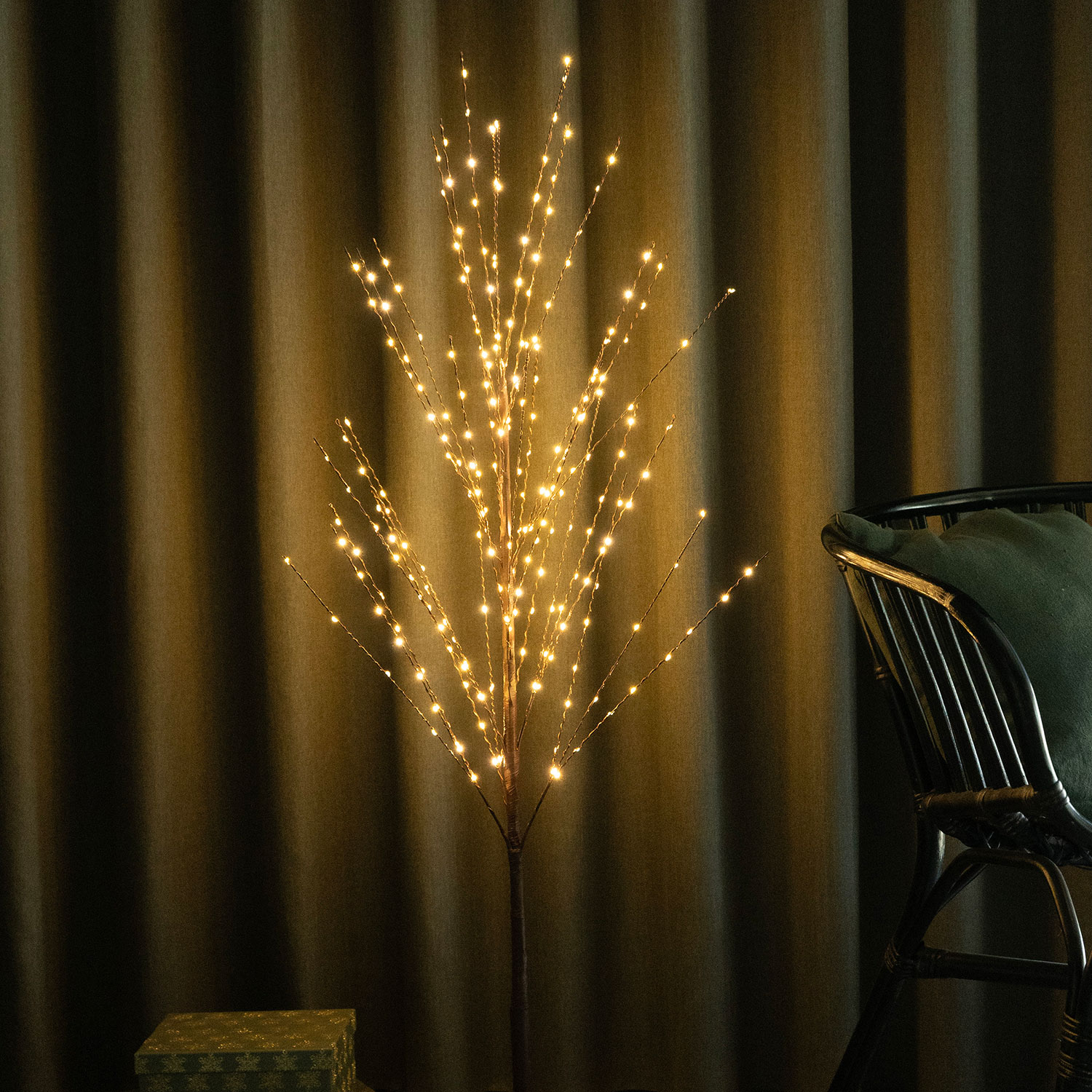 Sirius - Hector Tree 400 LED, Brown med farveskift-funktion, H1,8m+5m