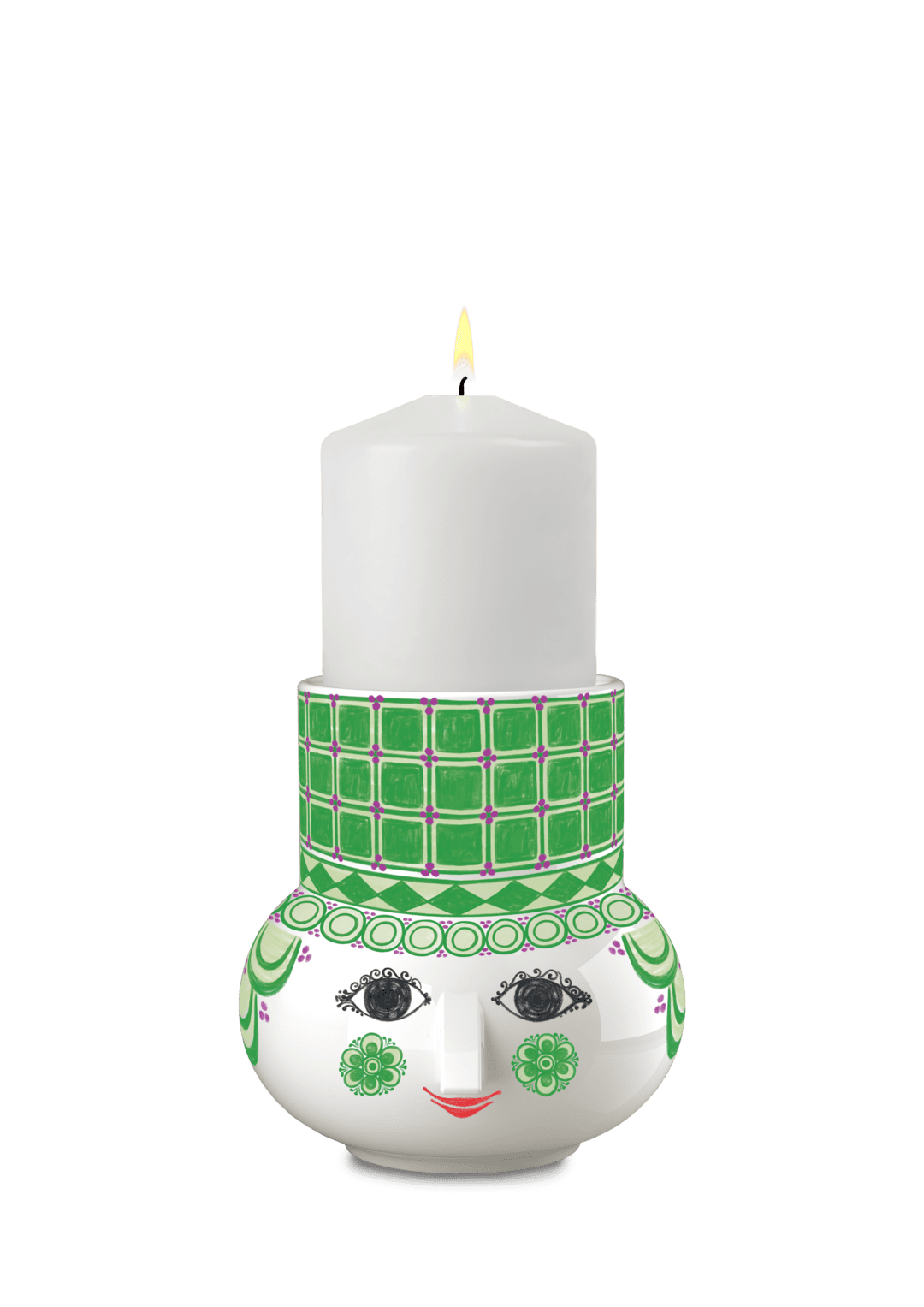 Wiinblad Olga Bloklysestage H12 grøn