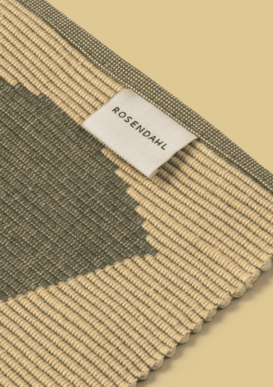 Rosendahl Textiles Outdoor Natura Dækkeserviet 43x30 cm, grøn/sand