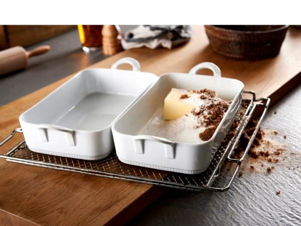 Pillivuyt Toulouse Fad 31 x 18 x 6,5 cm 2,2 liter 2 stk. Hvid Pillivuyt Toulouse Fad 31 x 18 x 6,5 cm 2,2 liter 2 stk. Hvid