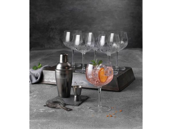 Luigi Bormioli Mixology Spansk gin & tonic-glas 80 cl 4 stk. Klar 