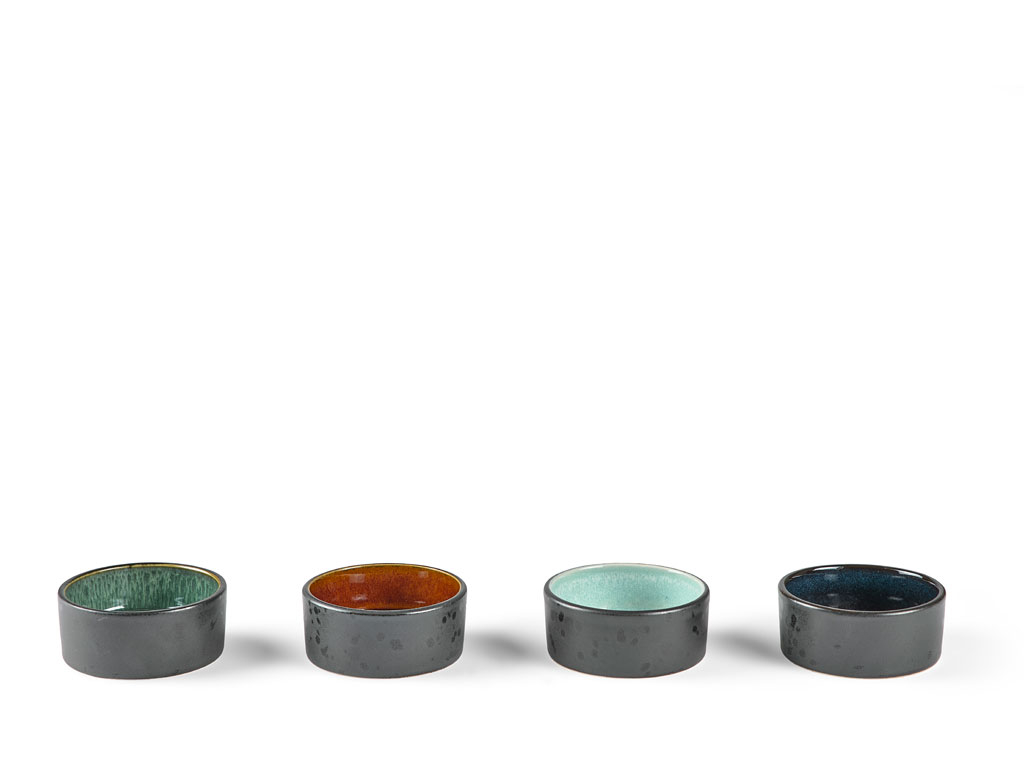 Christian Bitz - BITZ Miniskålesæt, sort, 4 stk.