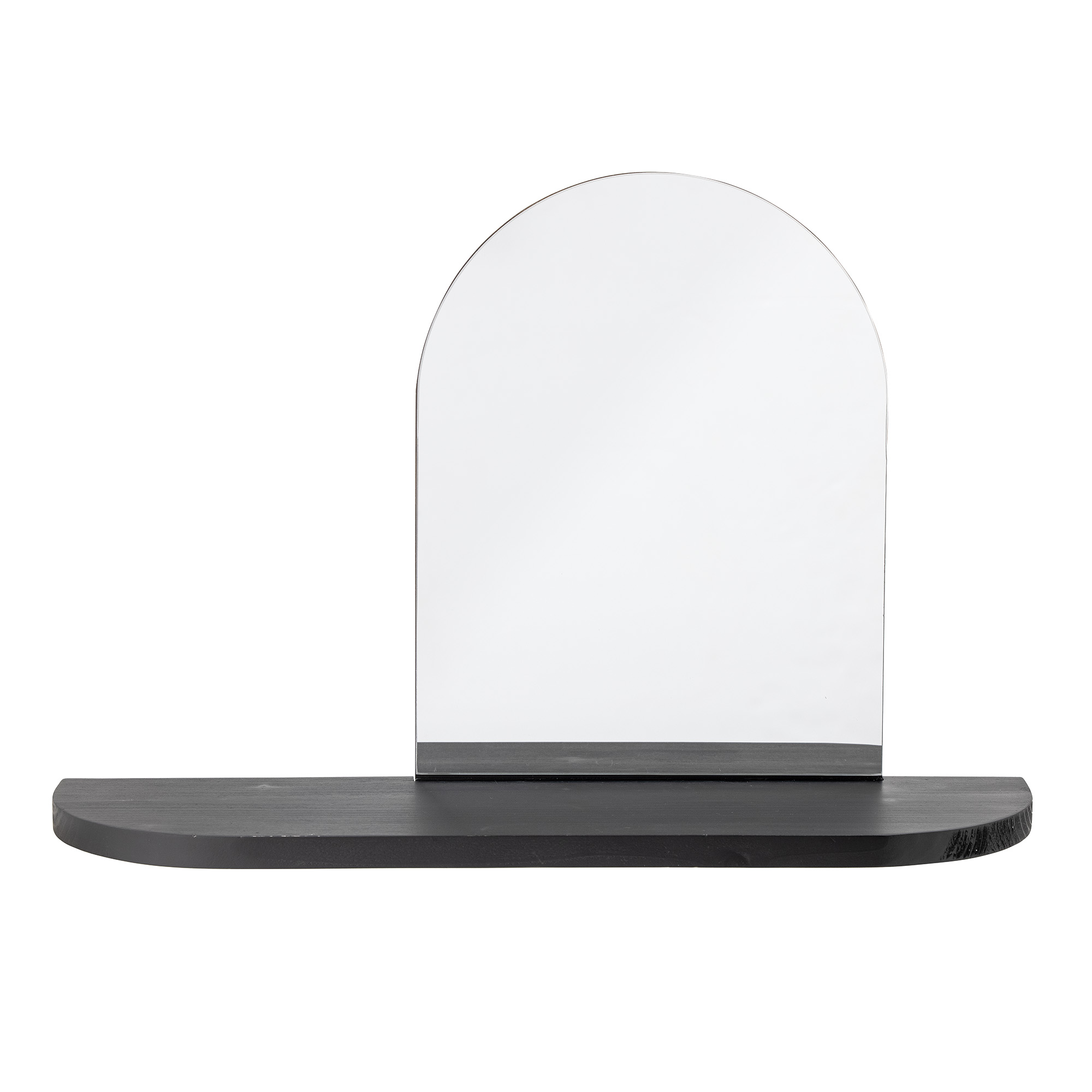 Bloomingville - Annlie Spejl m/Hylde, Sort, MDF, L72xH48xW20 cm