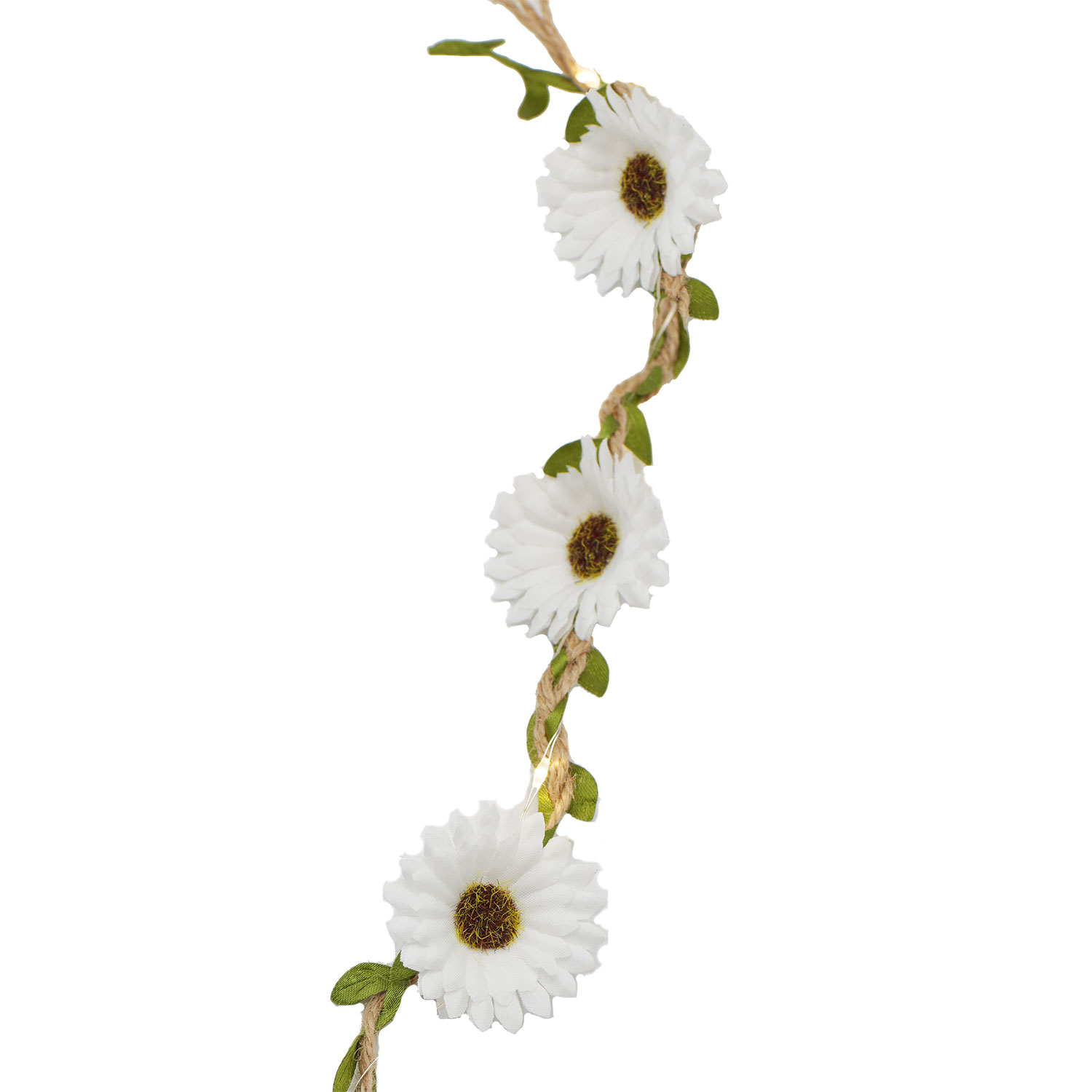 Flora lyskæde, 20LED, Hvid 2m