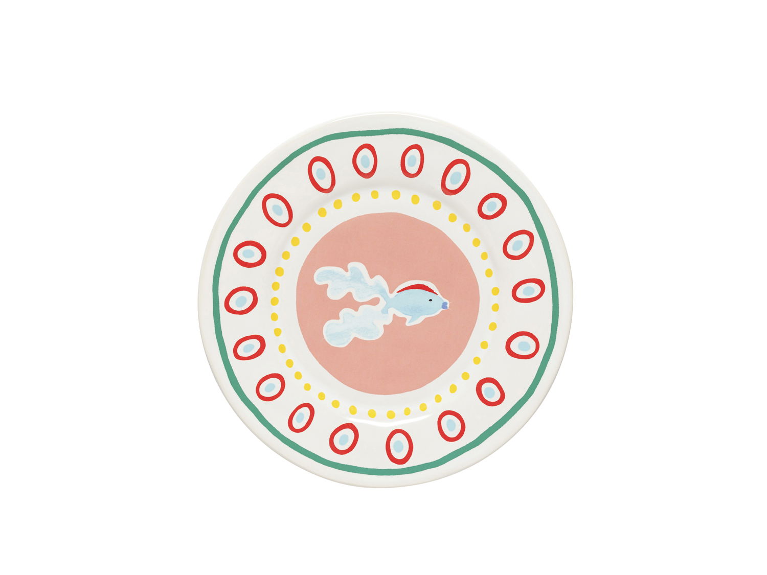 Costa Nova - Tallerken flad Bliss 22 cm Rosa/Gul