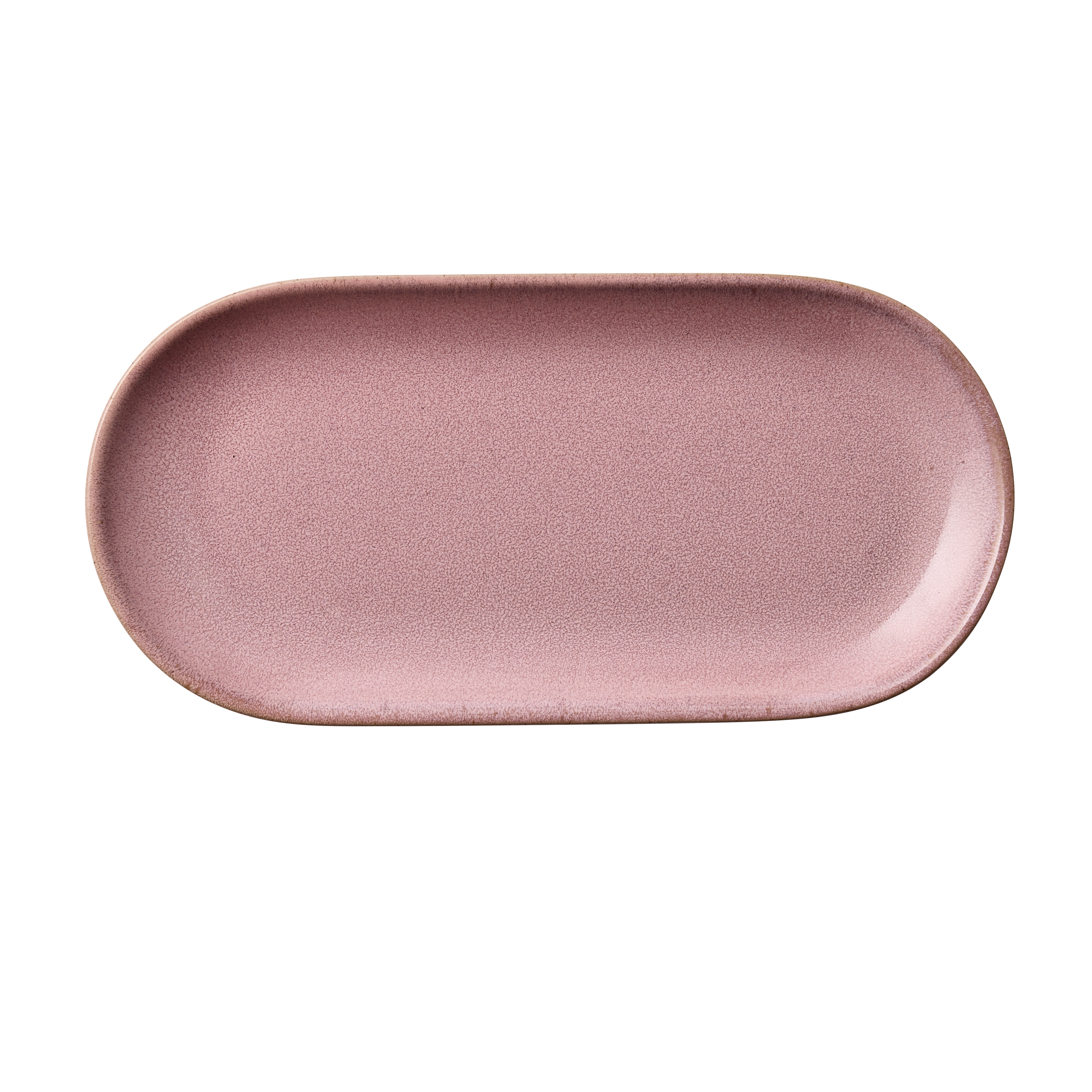 Aida - RAW Colour - oval tall. Roseish 25x12x1,5 cm.