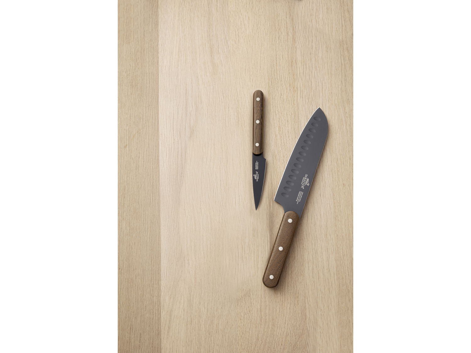 Knivsæt Phenix Walnut 2 dele Sort/valnøddetræ