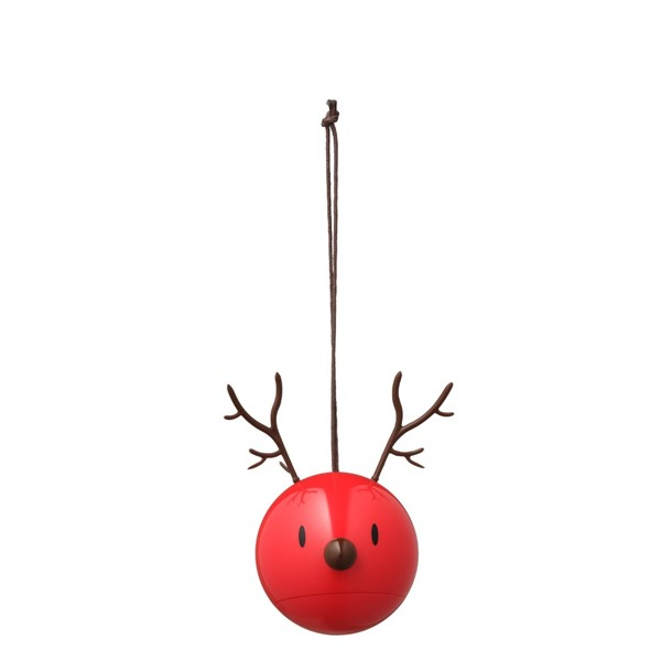 Hoptimist Rensdyr Ornament Rød*