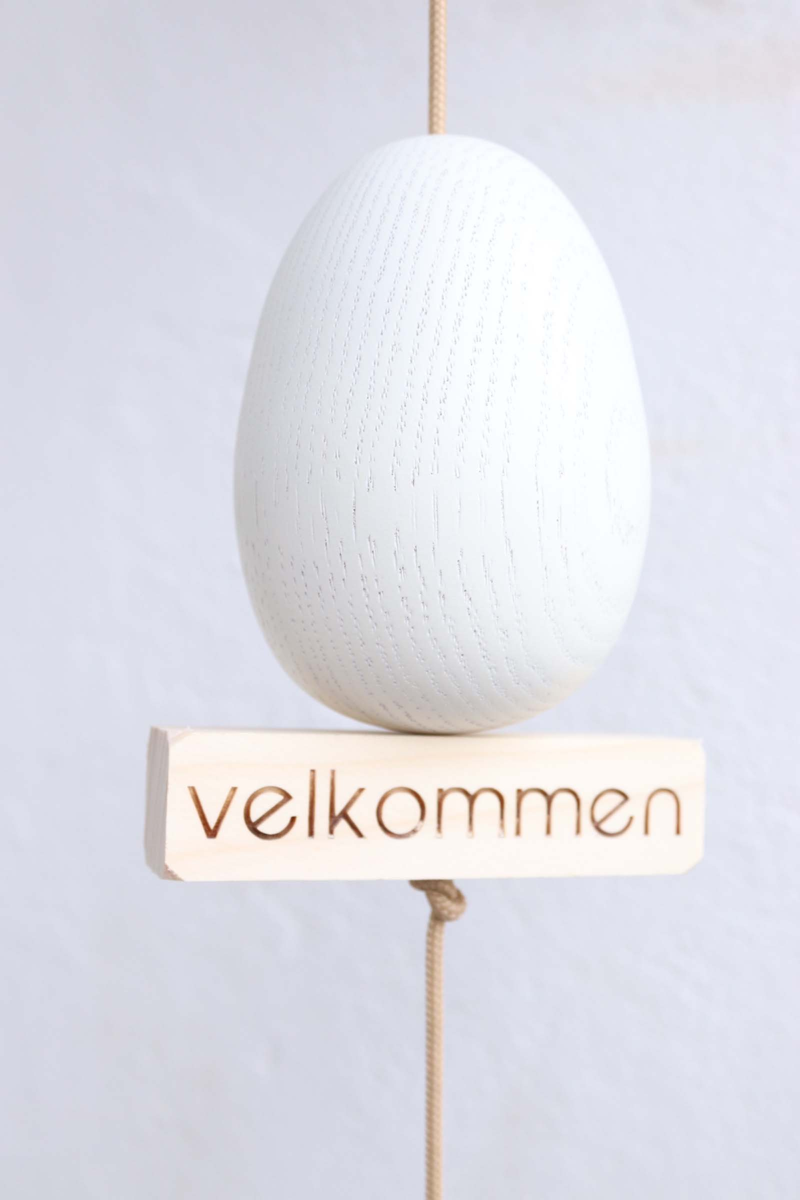 Snoren Startsæt, Dansk træflag og velkommen klods, beige snor Snoren Startsæt, Dansk træflag og velkommen klods, beige snor