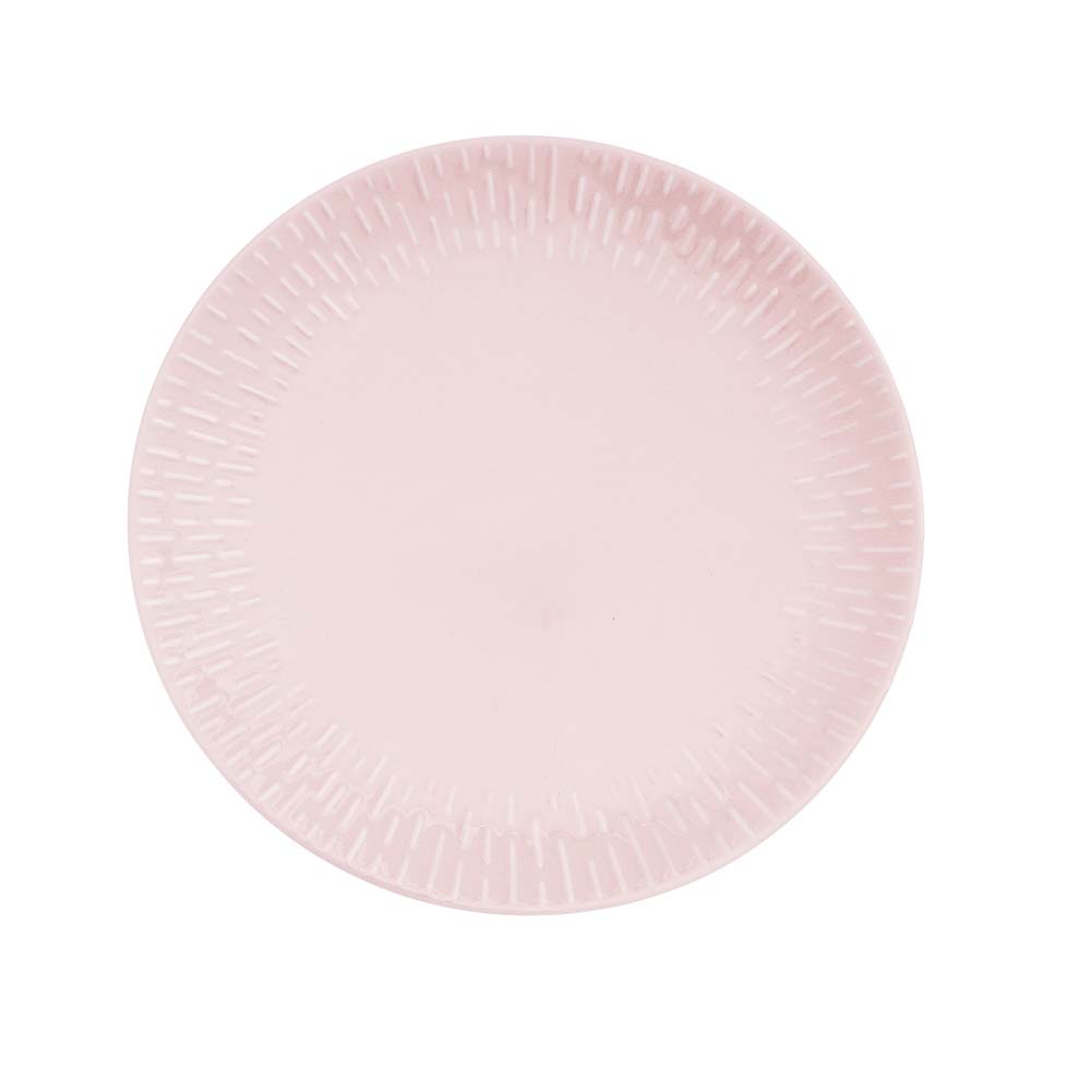 Confetti - middagstallerken pink