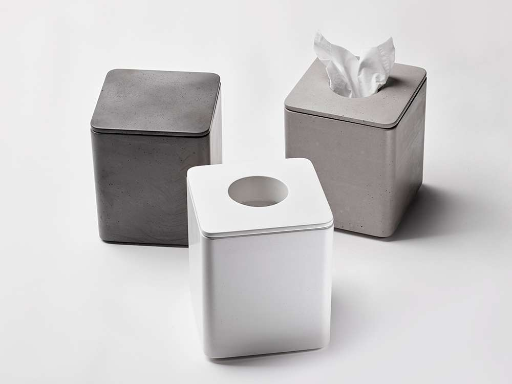 KARIN Låg, beton, grå KARIN Låg, beton, grå