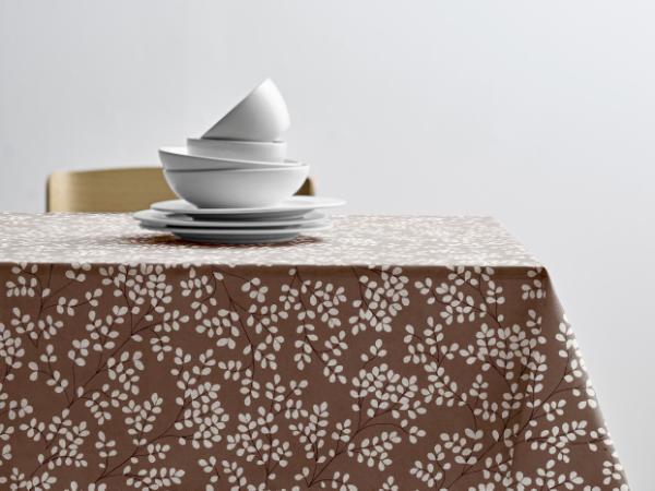 Södahl Mimosa Akryldug med antislip 140 cm Coffee brown - i metermål* Södahl Mimosa Akryldug med antislip 140 cm Coffee brown - i metermål*