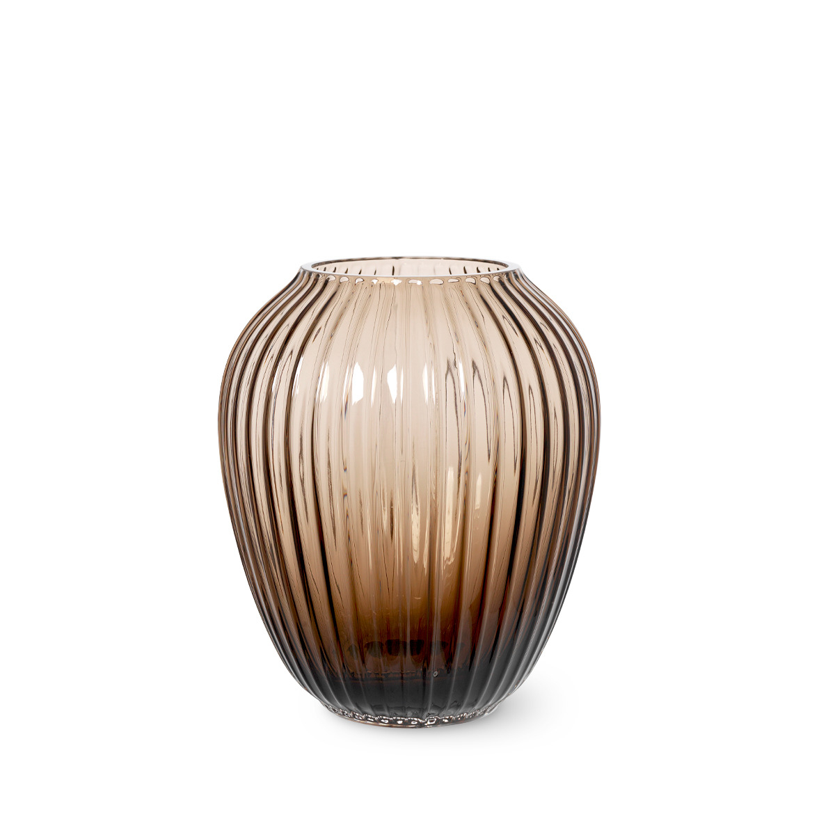 Se Kähler - Hammershøi Vase, 18,5cm, valnød hos Rikki Tikki Shop