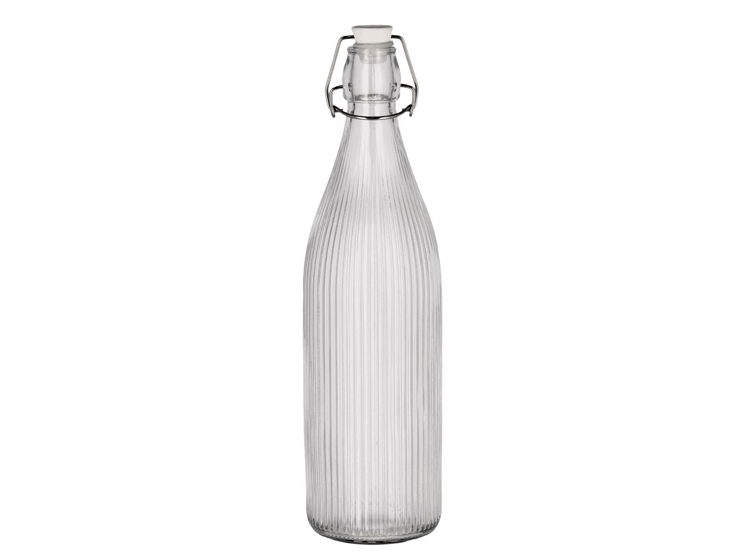 Funktion - Patentflaske 1000 ml Klar Soda-lime glas
