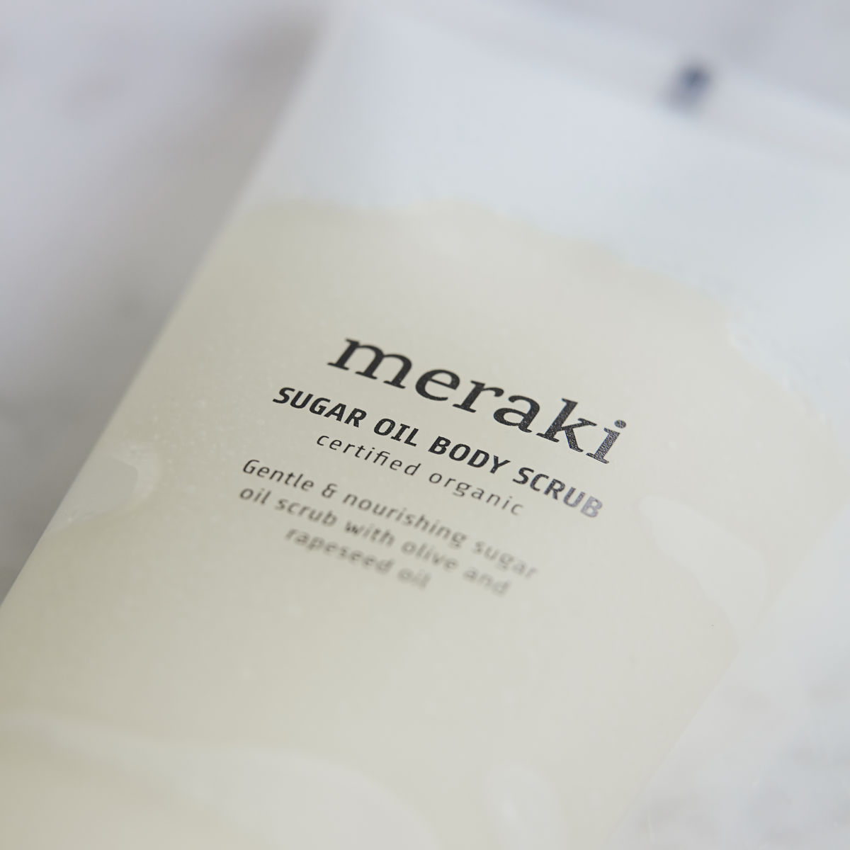 Meraki, Sukker olie body scrub Meraki, Sukker olie body scrub