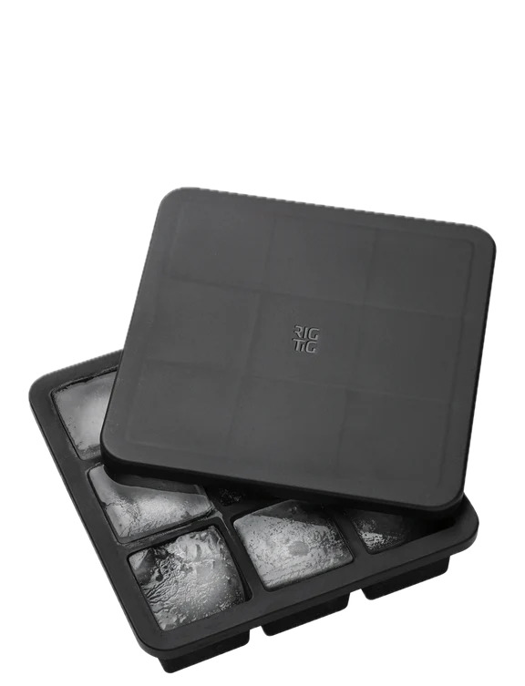 FREEZE-IT isterningbakke med låg H 5 cm black FREEZE-IT isterningbakke med låg H 5 cm black