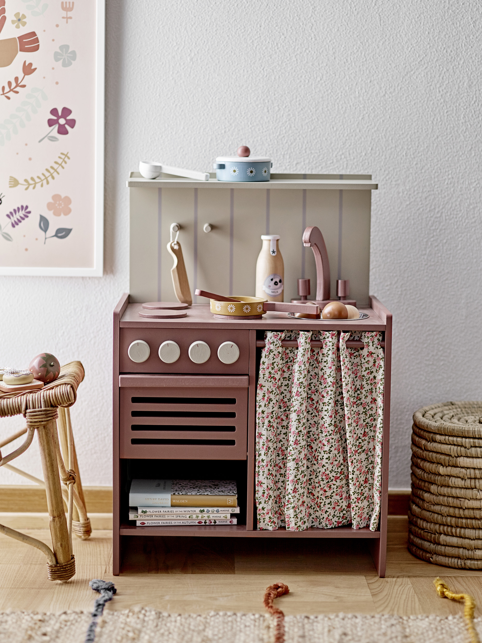 Pippi Legekøkken, Brun, MDF, L40xH57,5xB26 cm