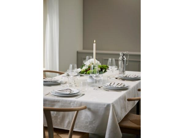 Södahl Star Damask Dug rund Ø160 cm Beige