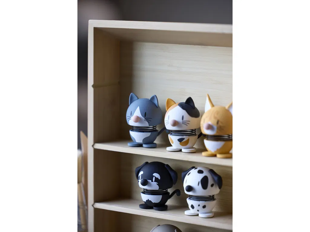 Hoptimist Calico Kat 4,3x4,2x5,3 cm Mini Hvid