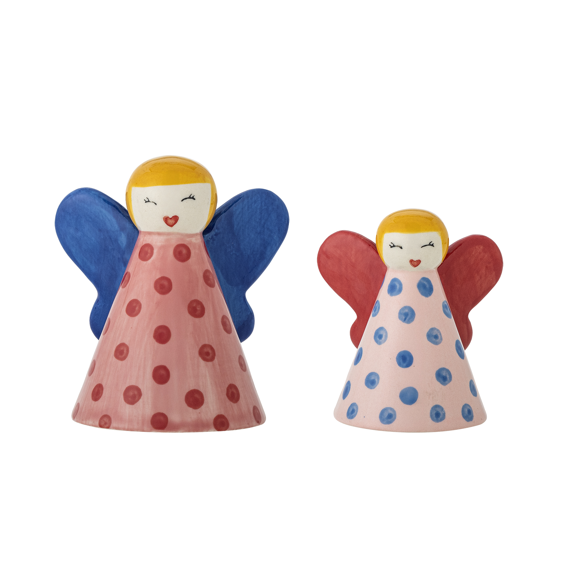 Bloomingville - Caramella Deko, Multifarvet, Stentøj, L7xH8xW6/L9xH10xW7 cm, Set of 2