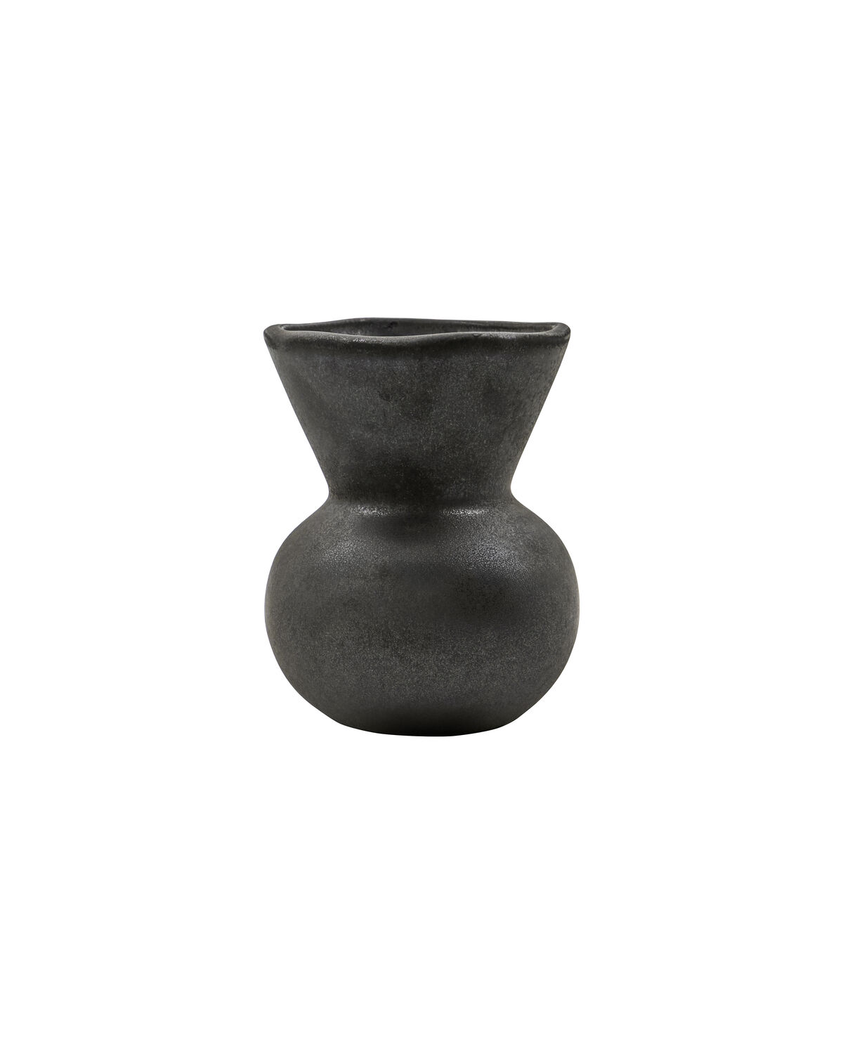 House Doctor - Vase, Corp, Sort H 14 cm