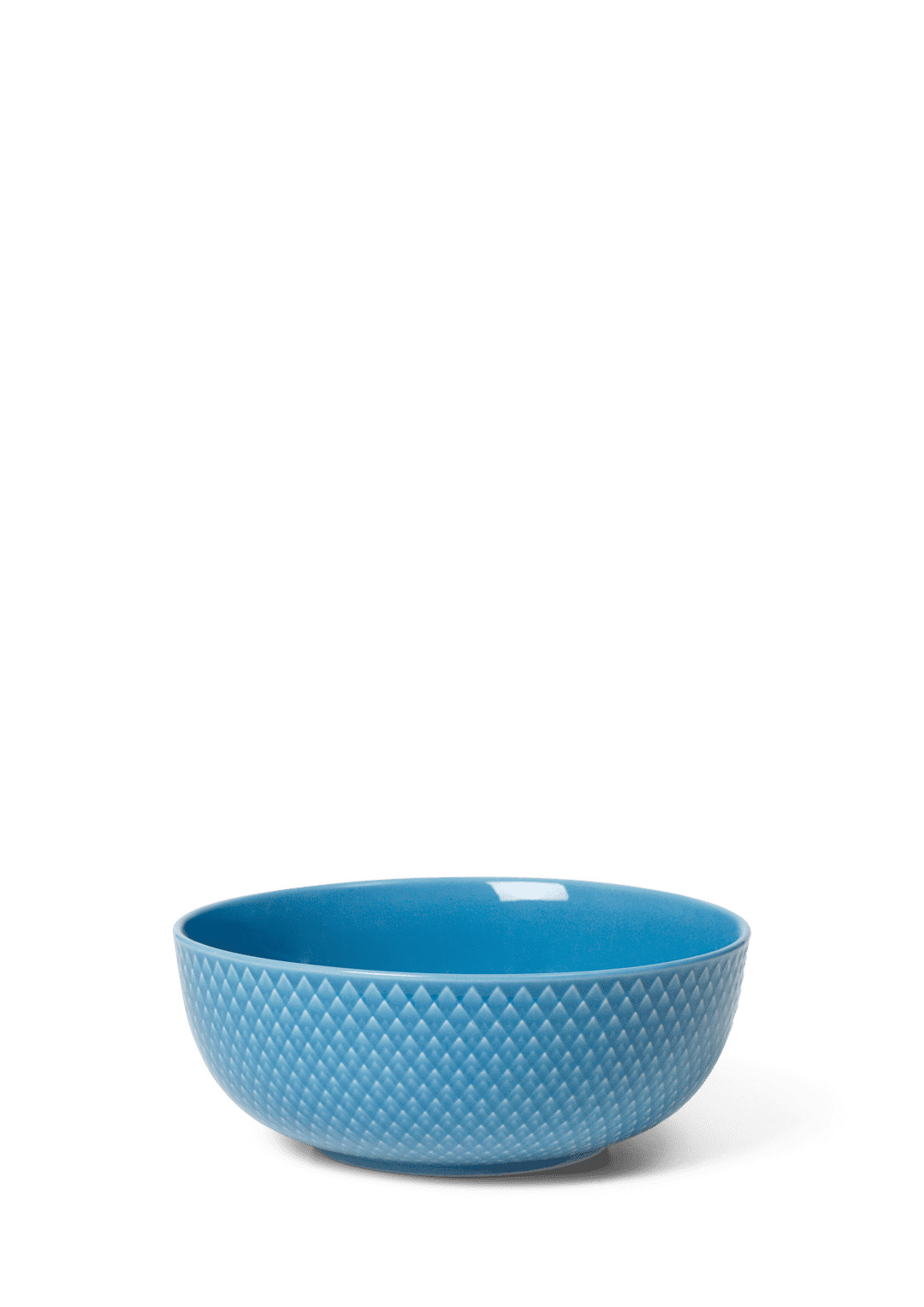 Billede af Lyngby Porcelæn - Rhombe Color Skål, blå ø15,5 cm