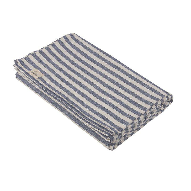 Fondaco - Svea Dug, 140x300 cm, Denim Striber
