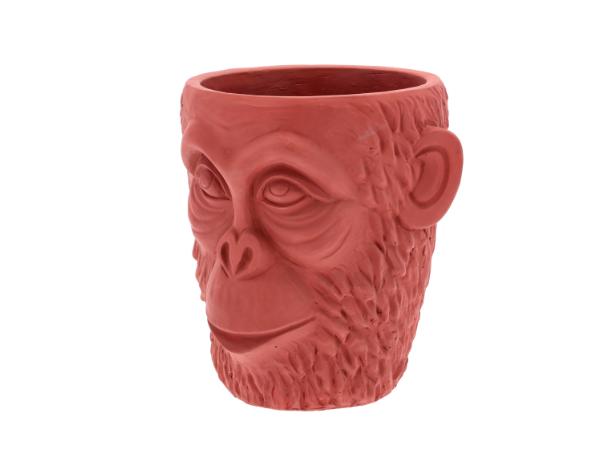Villa Collection Gorilla Skjuler Dia 22 x 22,5 cm Rødbrun