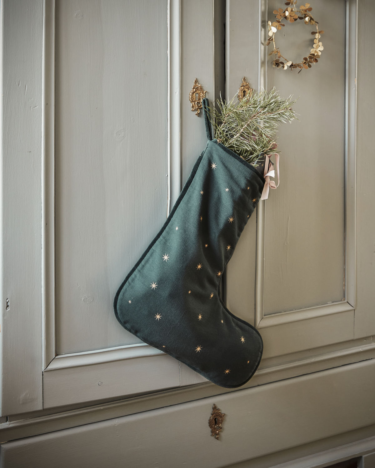 Julesok, Gift, Mørkegrøn* Julesok, Gift, Mørkegrøn*