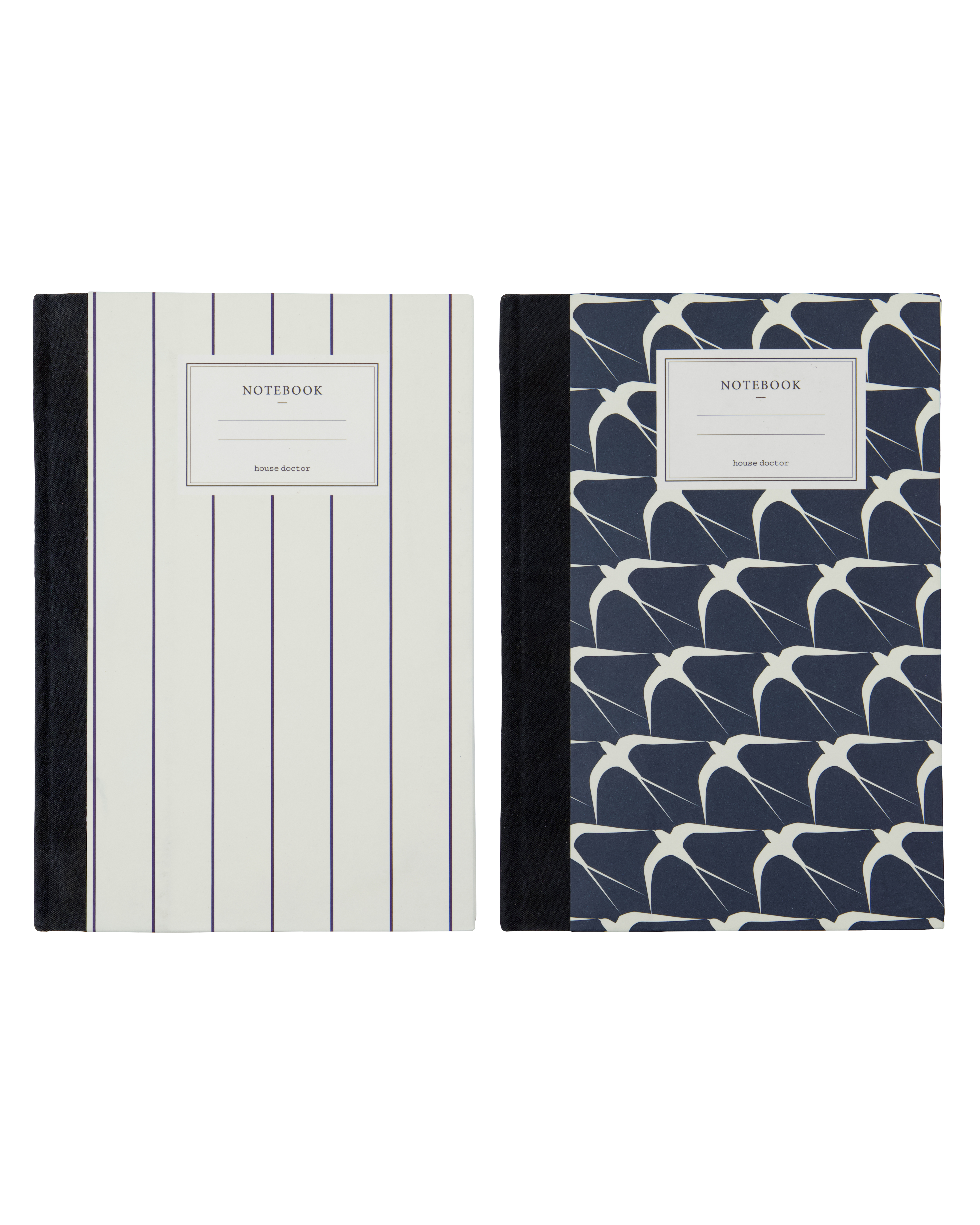 House Doctor - Notesbog, Note, Sand, Mørkegrå