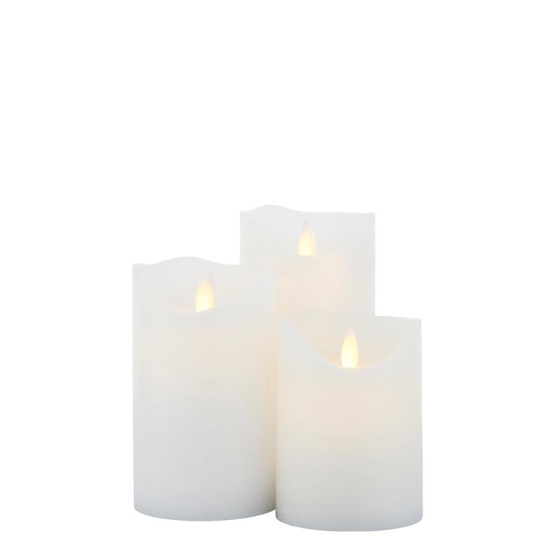 Sara Genopladelig LED lys 3 stk. sæt Sara Genopladelig LED lys 3 stk. sæt