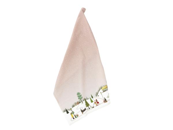 Bastian - Tekstiler Vinter Viskestykke 70 x 50 cm Woodrose