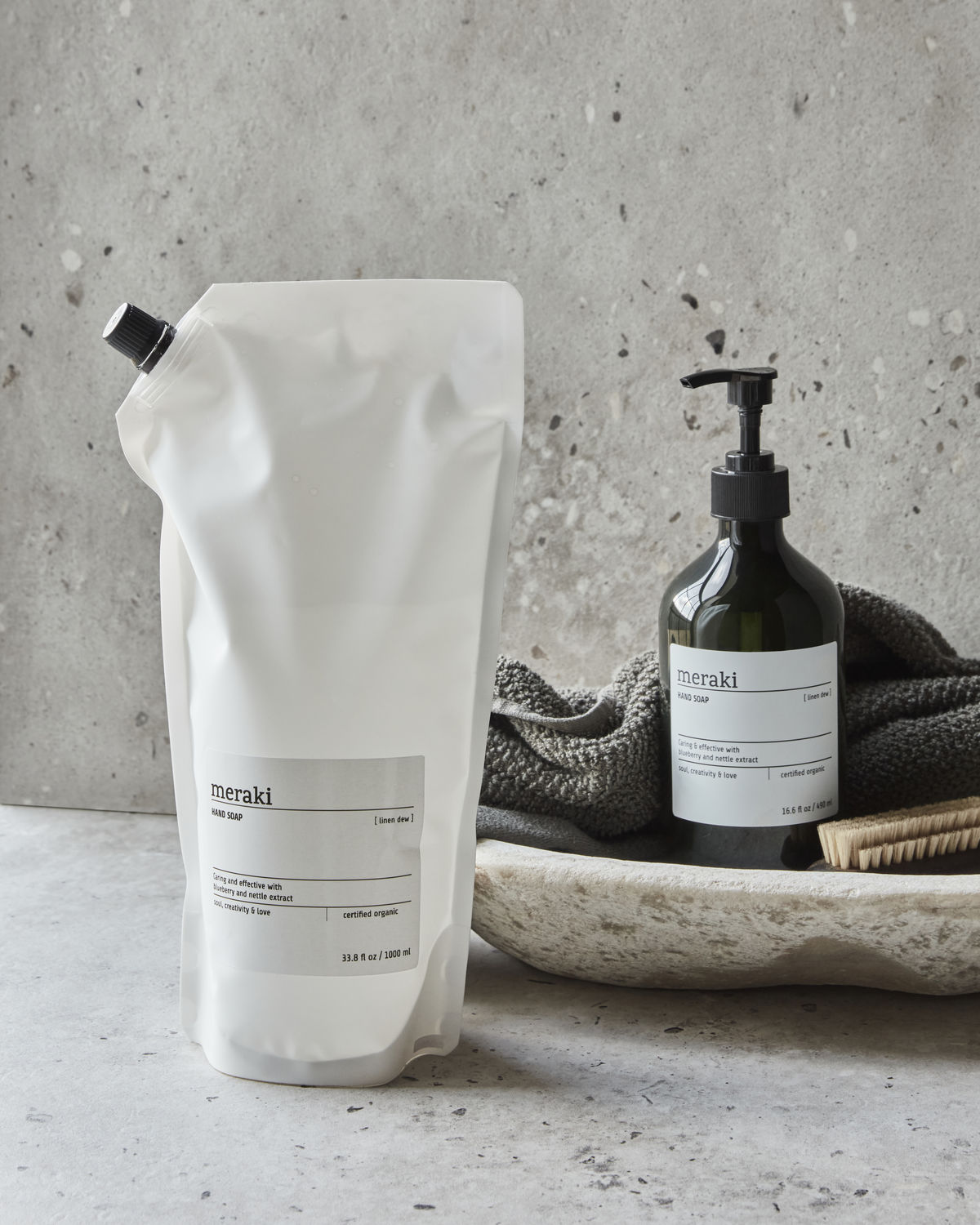 Håndsæbe, Linen dew refill