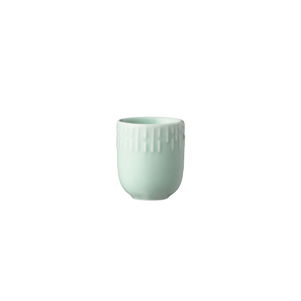 Aida - Confetti Pistachio mini kop med relief Porcelæn 5 cl.