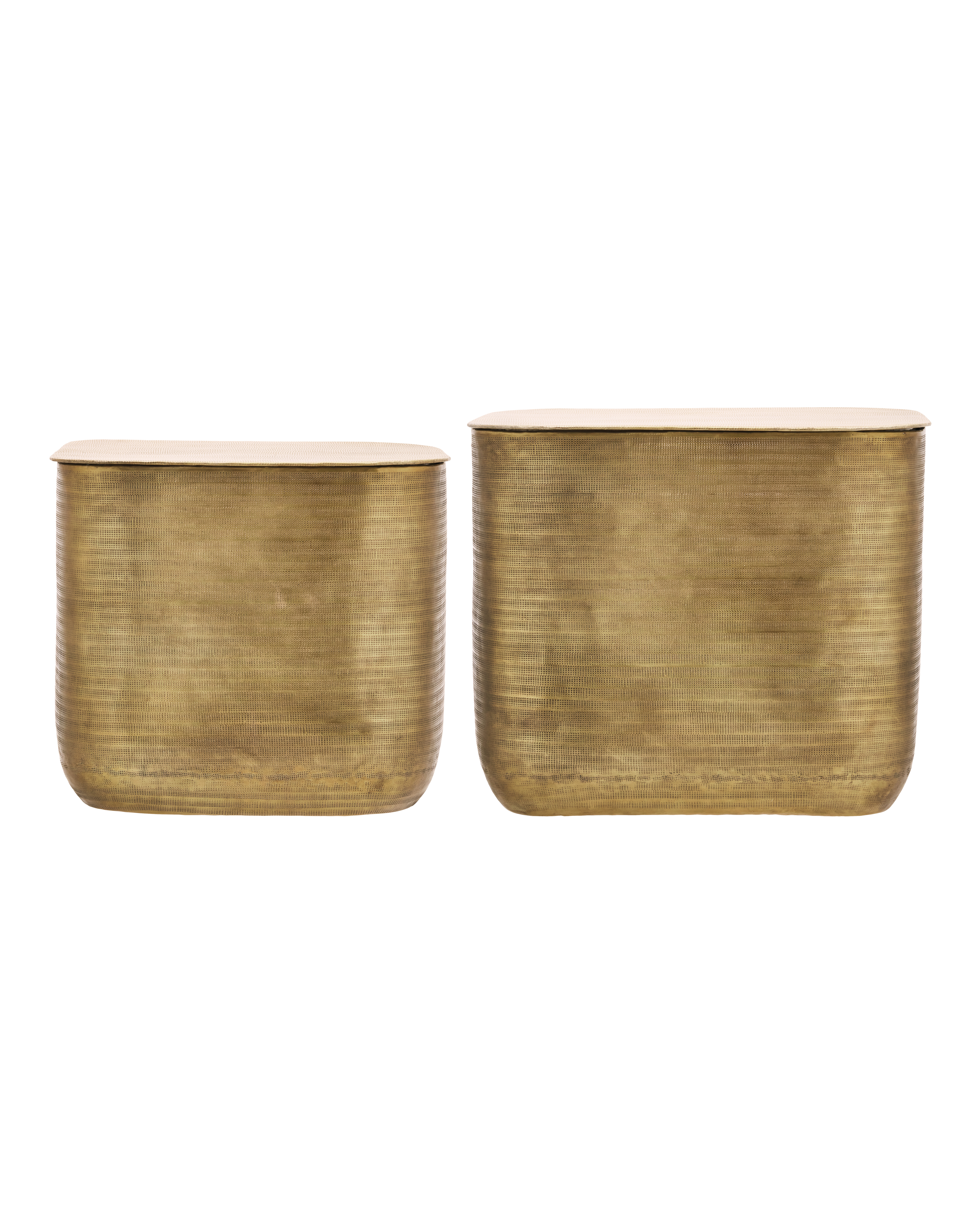 House Doctor - Sidebord, Cajas with storage, Gylden billede