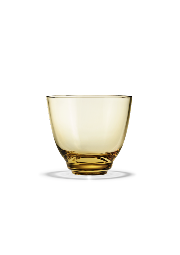 Billede af Holmegaard - Flow Vandglas, amber, 35 cl
