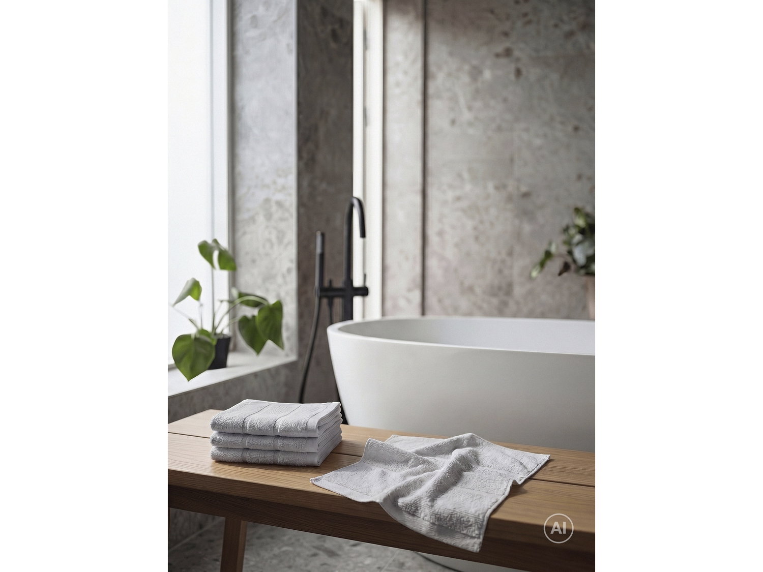 Vaskeklud Sauna 30x30 Soft Grey