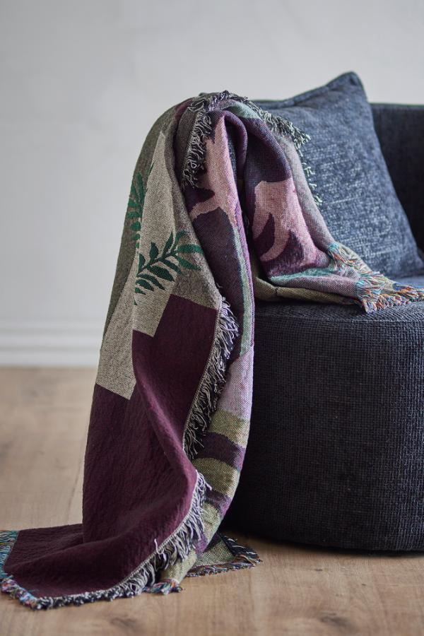 Vinay Plaid, L160xB130 cm, Multifarvet