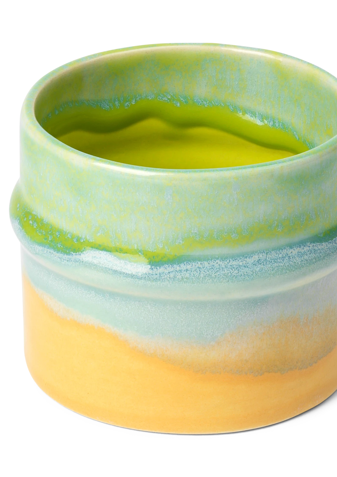 Poppery Krus 27 cl apple green/mint/yellow