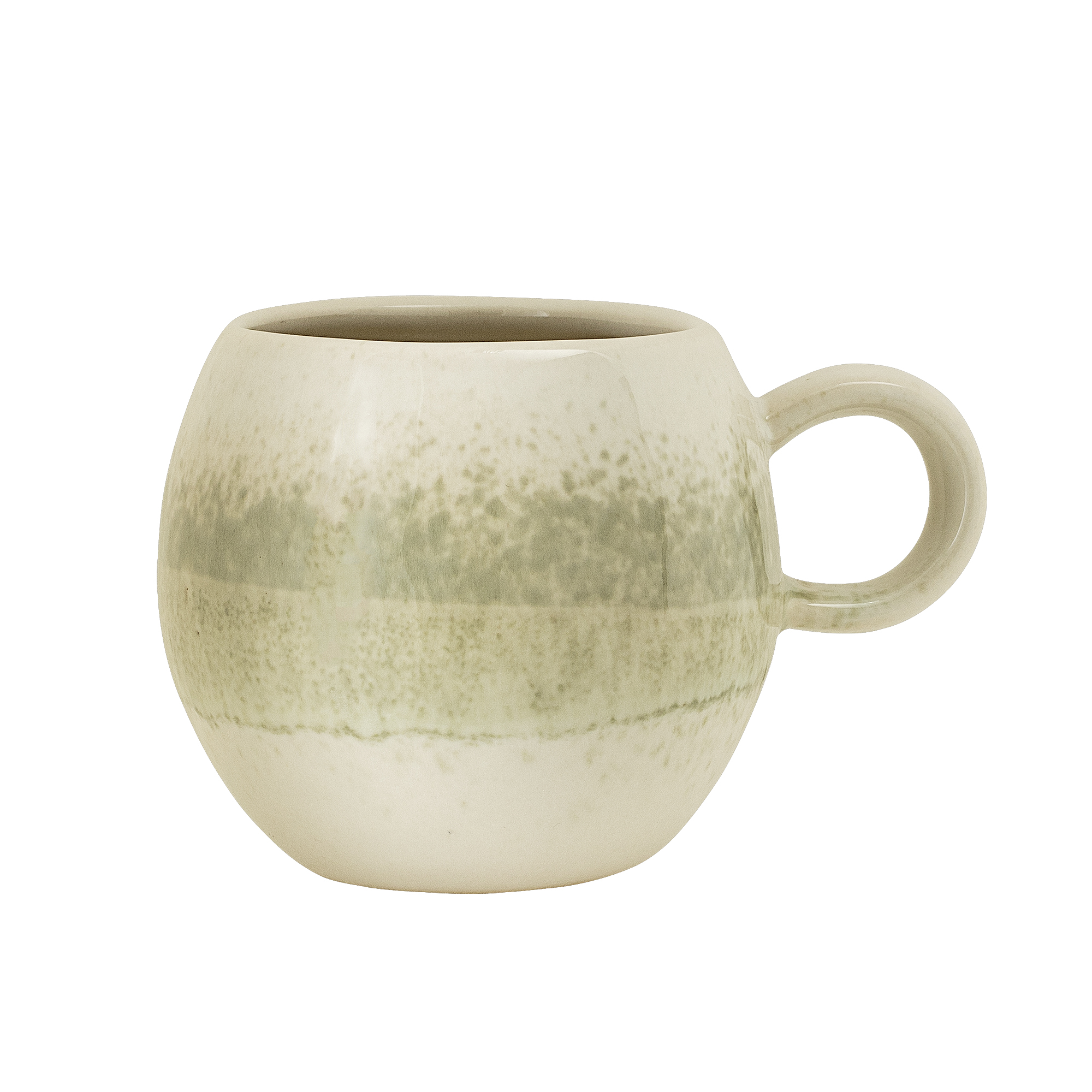 Bloomingville - Paula Kop, Grøn, Stentøj, D9xH8 cm billede