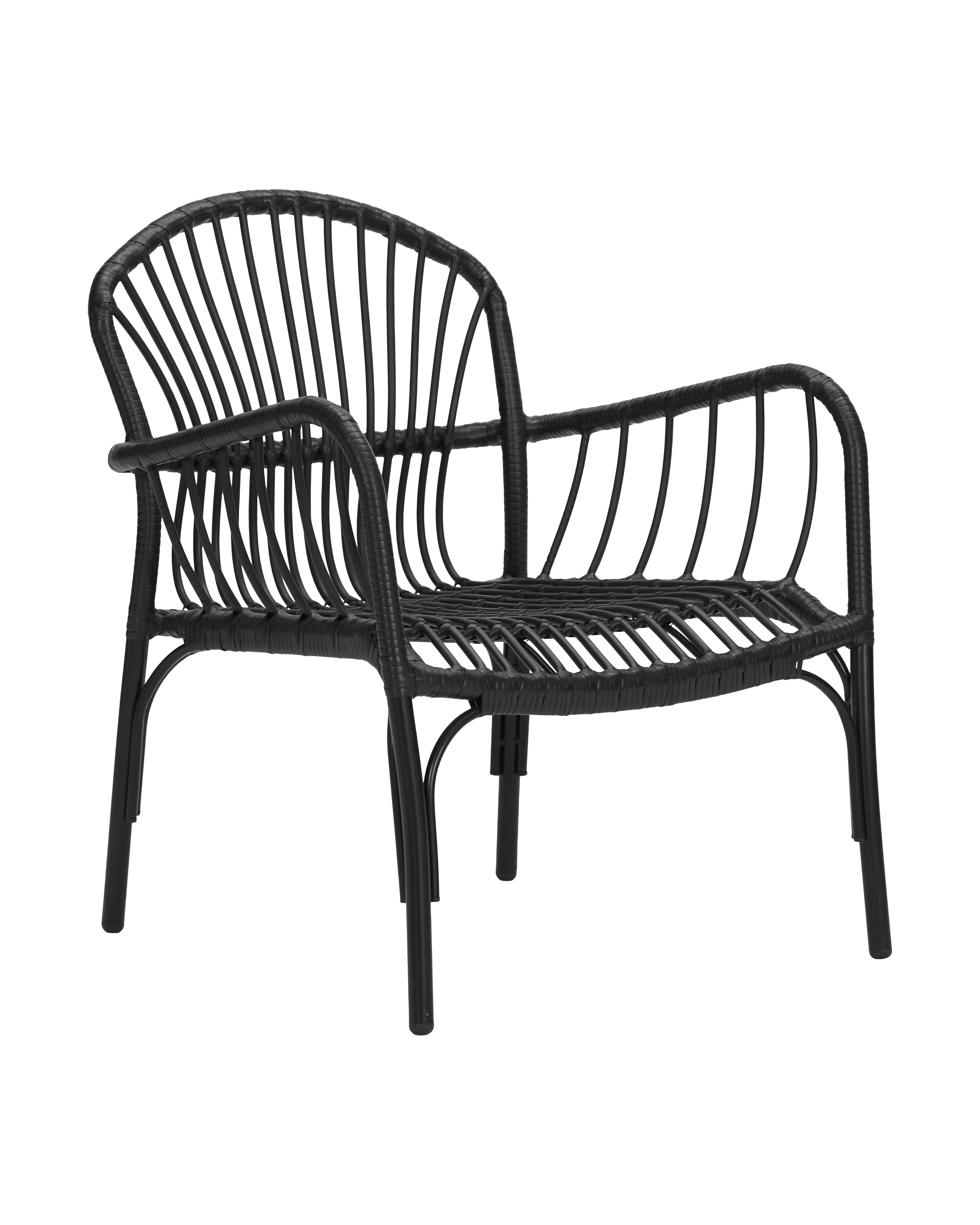 House Doctor - Loungestol, Brea, Sort