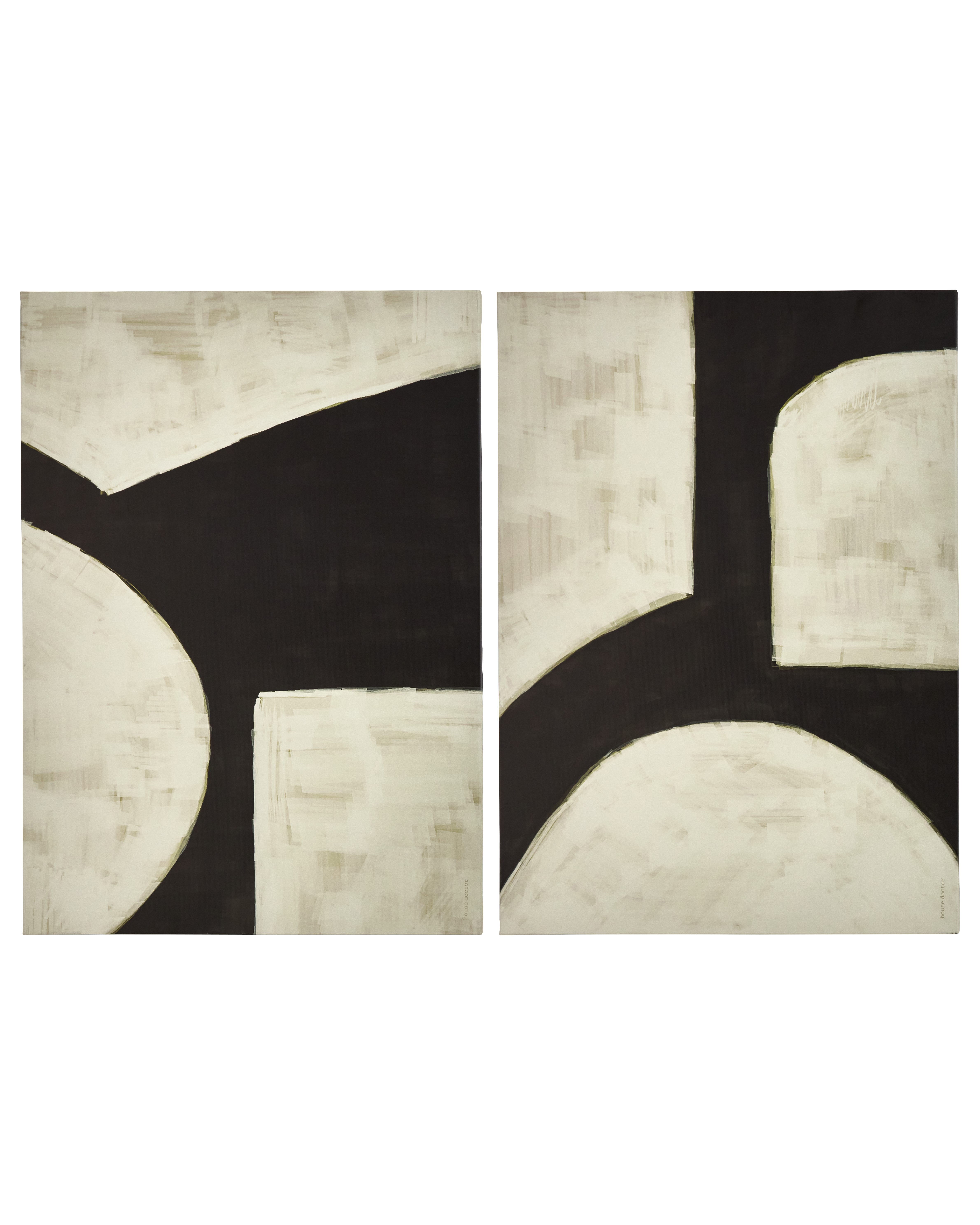 House Doctor - Wall art, Hape, Sort, Råhvid