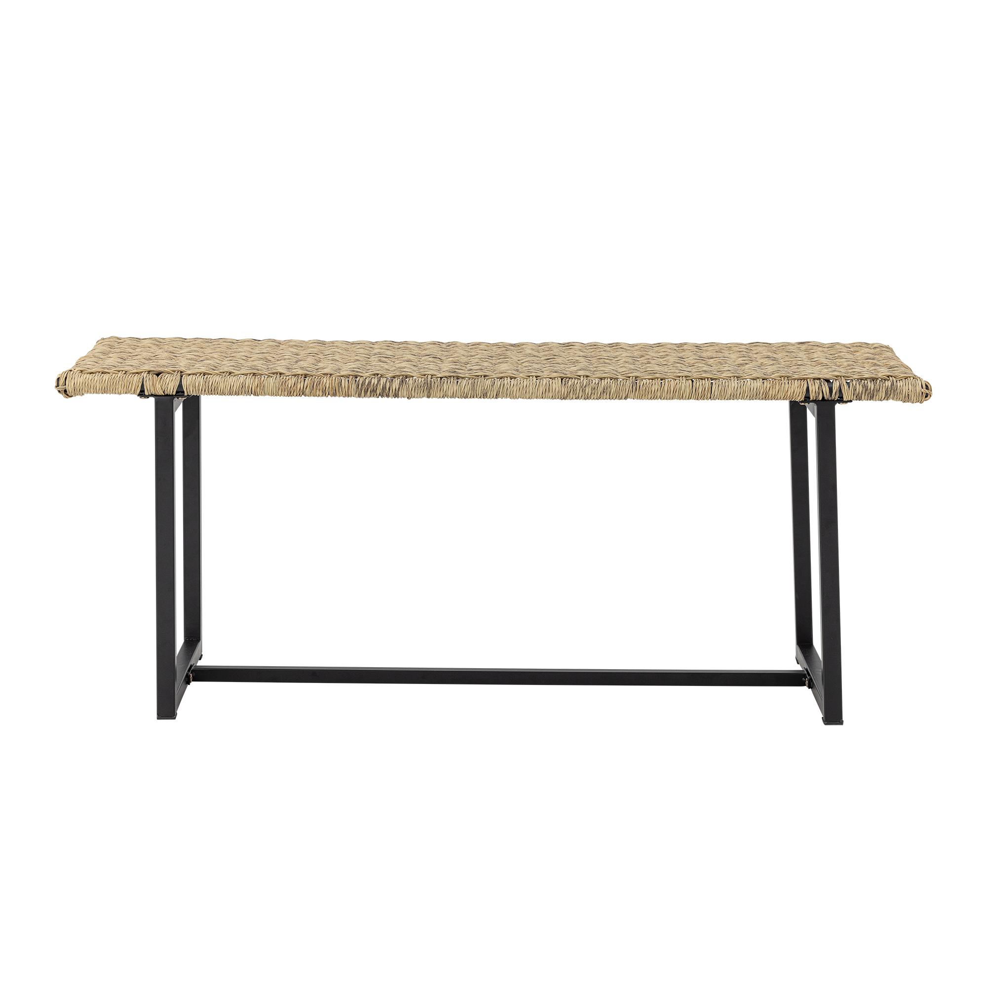 Bloomingville - Adilly Bænk, Natur, Polyrattan, L114xH45xW38 cm billede