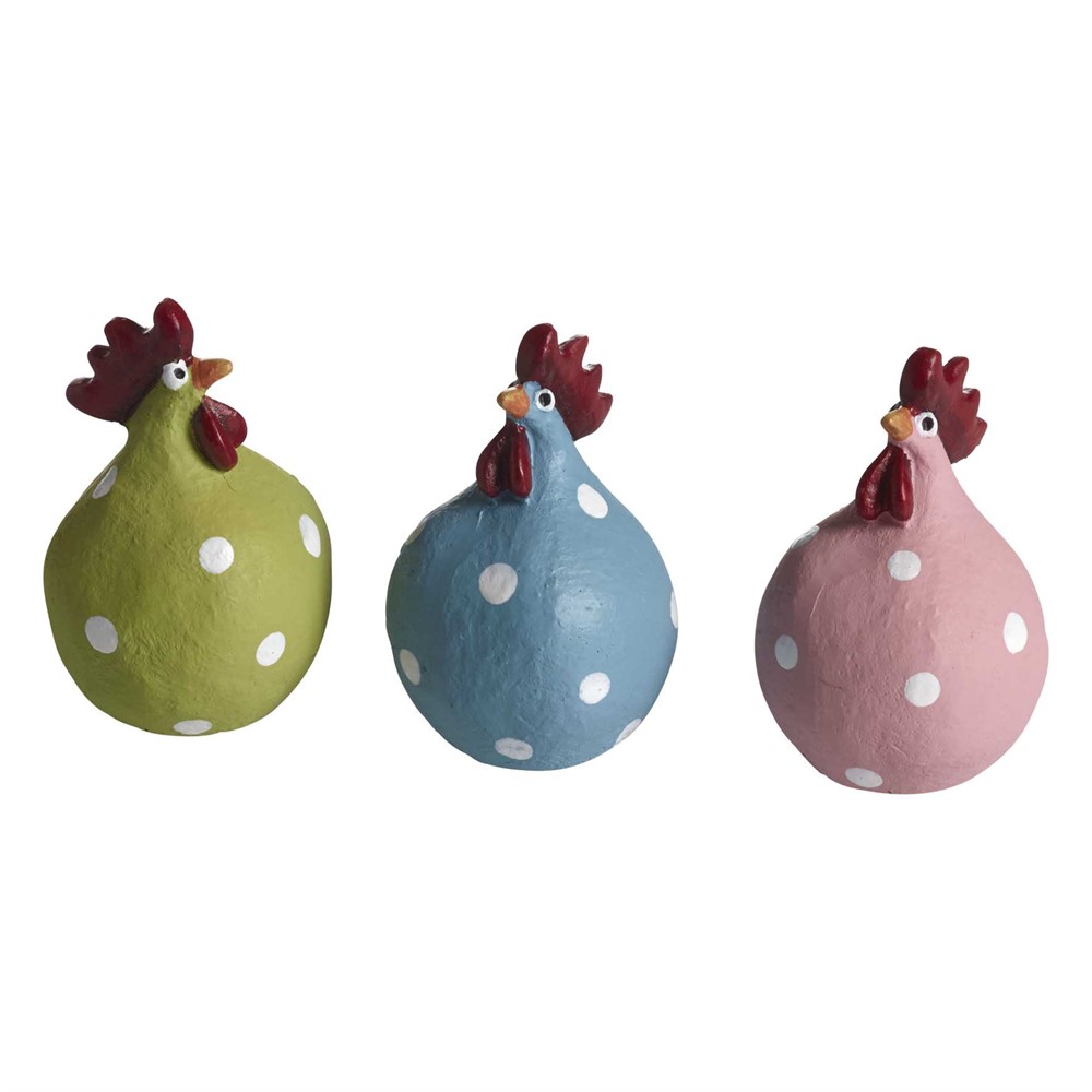 Nääsgränsgården - Høns Palette 3 stk, H.5,2cm